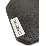 a black steel ballistic plate