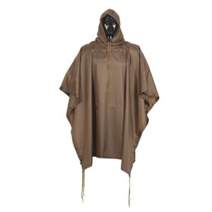 a coyote brown milspec poncho