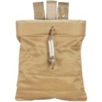 a coyote brown extra large heavy duty military MOLLE dump pouch