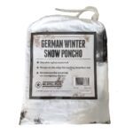 a German-style military snow poncho