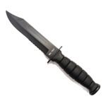 a Mil-Tec black military combat knife