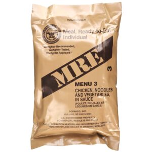 USGI Individual MRE Meals- US Military Meal Ready to Eat