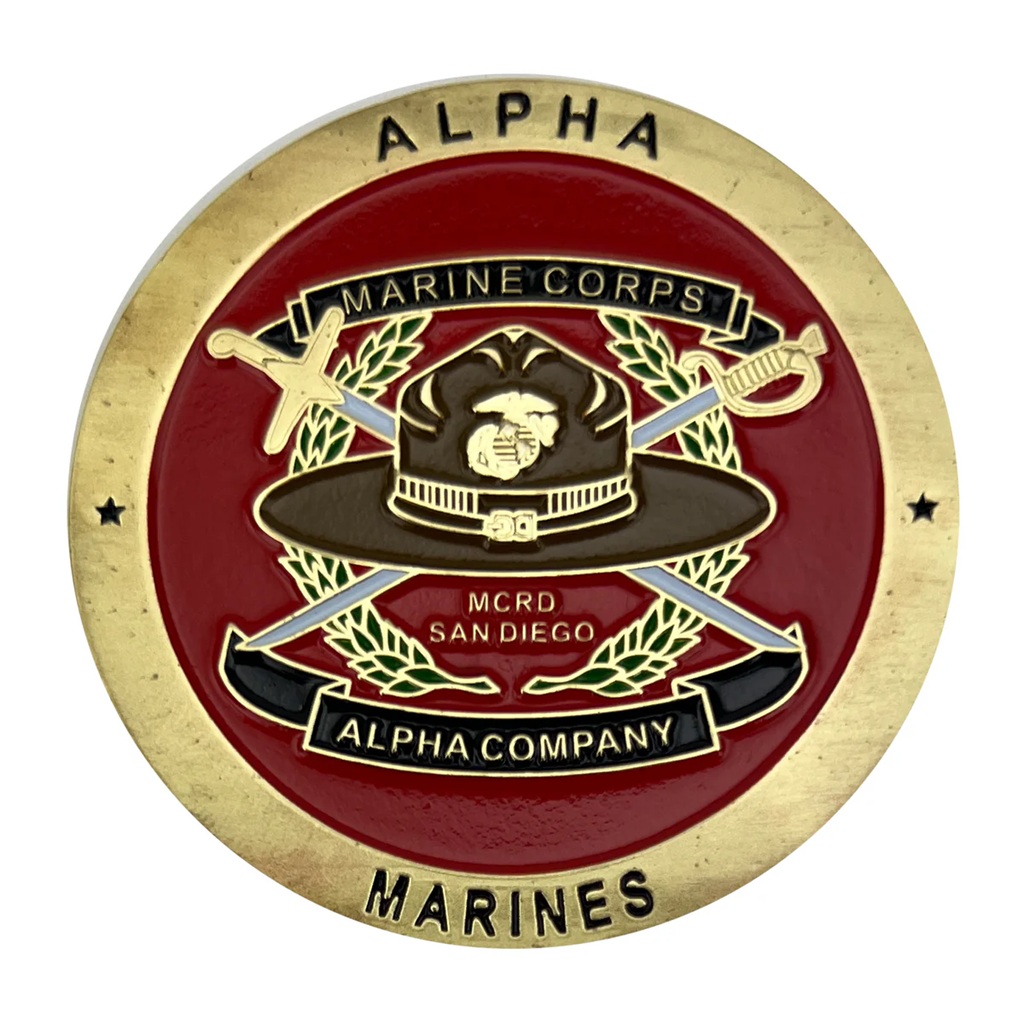 Marine Corps MCRD San Diego Boot Camp Challenge Coins - Image 3
