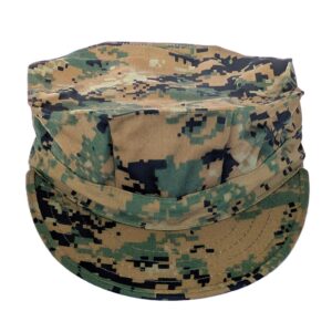a woodland MARPAT camouflage 8-point utility cover (garrison cap) for the US Marine Corps Young Marines