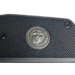 a black, spring-assisted US Marine Corps pocket / rescue knife