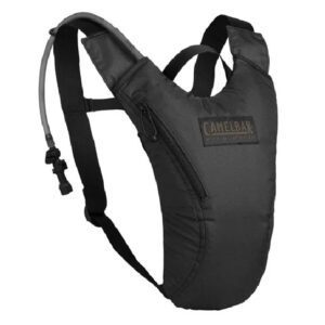 a black Mil Spec Camelbak hydration carrier and reservoir