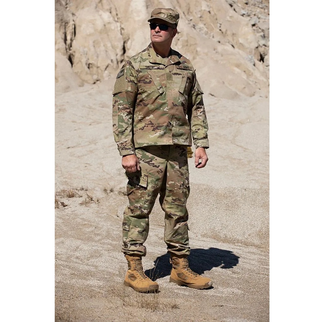a US Army Multicam FR ACU coat