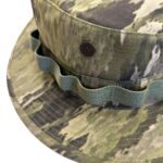 an intermediate camo A-TACS iX USGI boonie cover