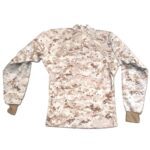 a US Marine Corps IWCS (Inclement Weather Combat Shirt) in Desert MARPAT camouflage