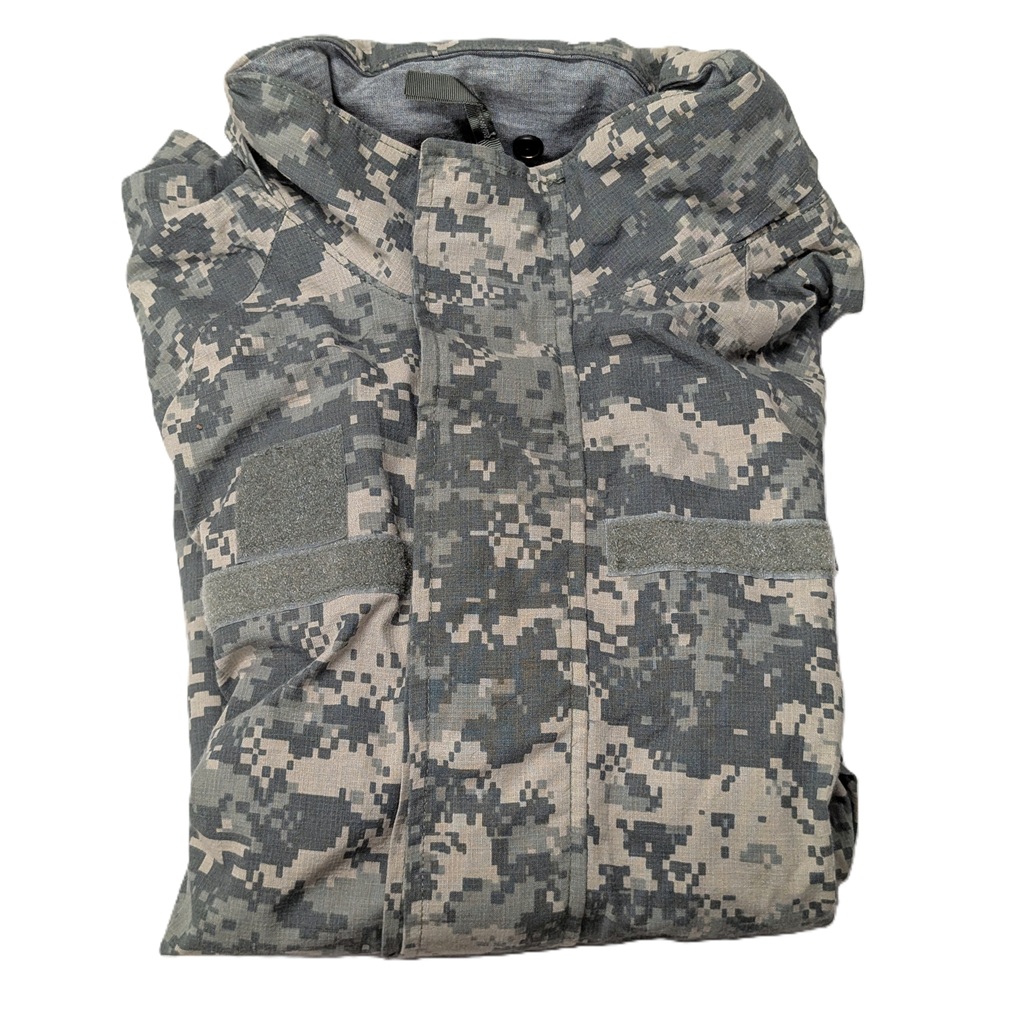 a US Army ACU FREE parka in UCP camouflage