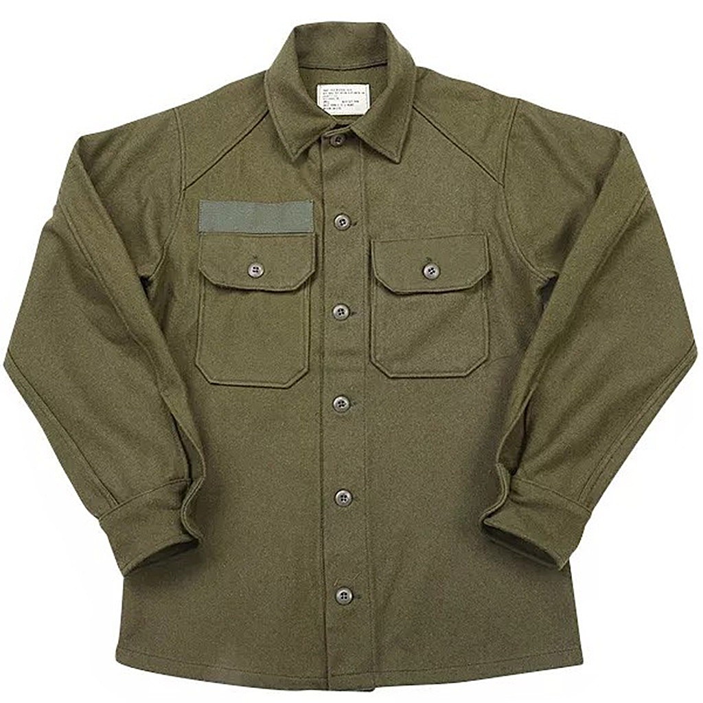 Korean War-Era M1951 Wool Field Shirt: OG-108 Cold Weather Blouse