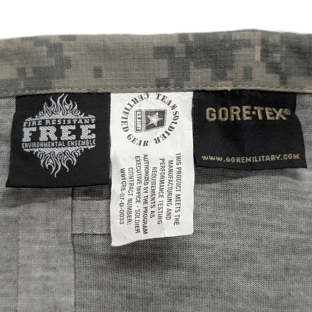 a US Army ACU FREE parka in UCP camouflage