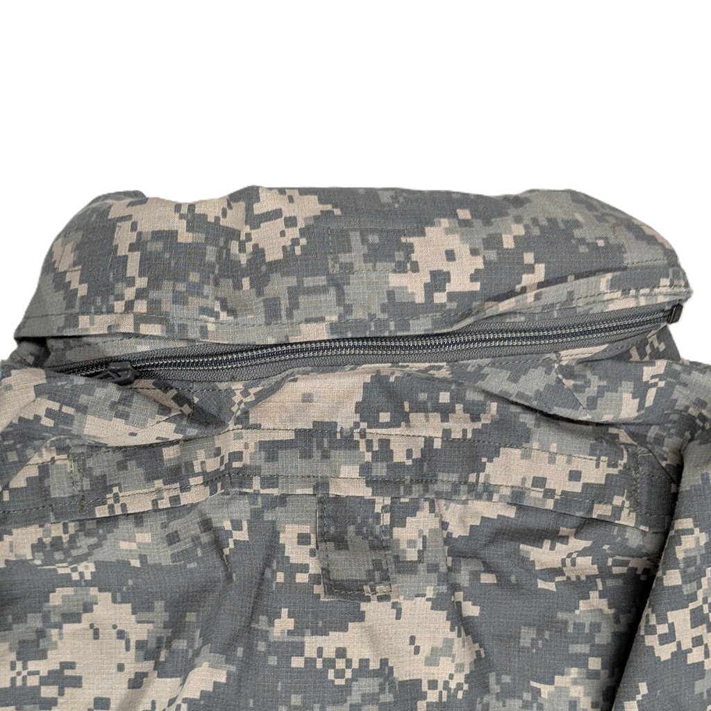 a US Army ACU FREE parka in UCP camouflage