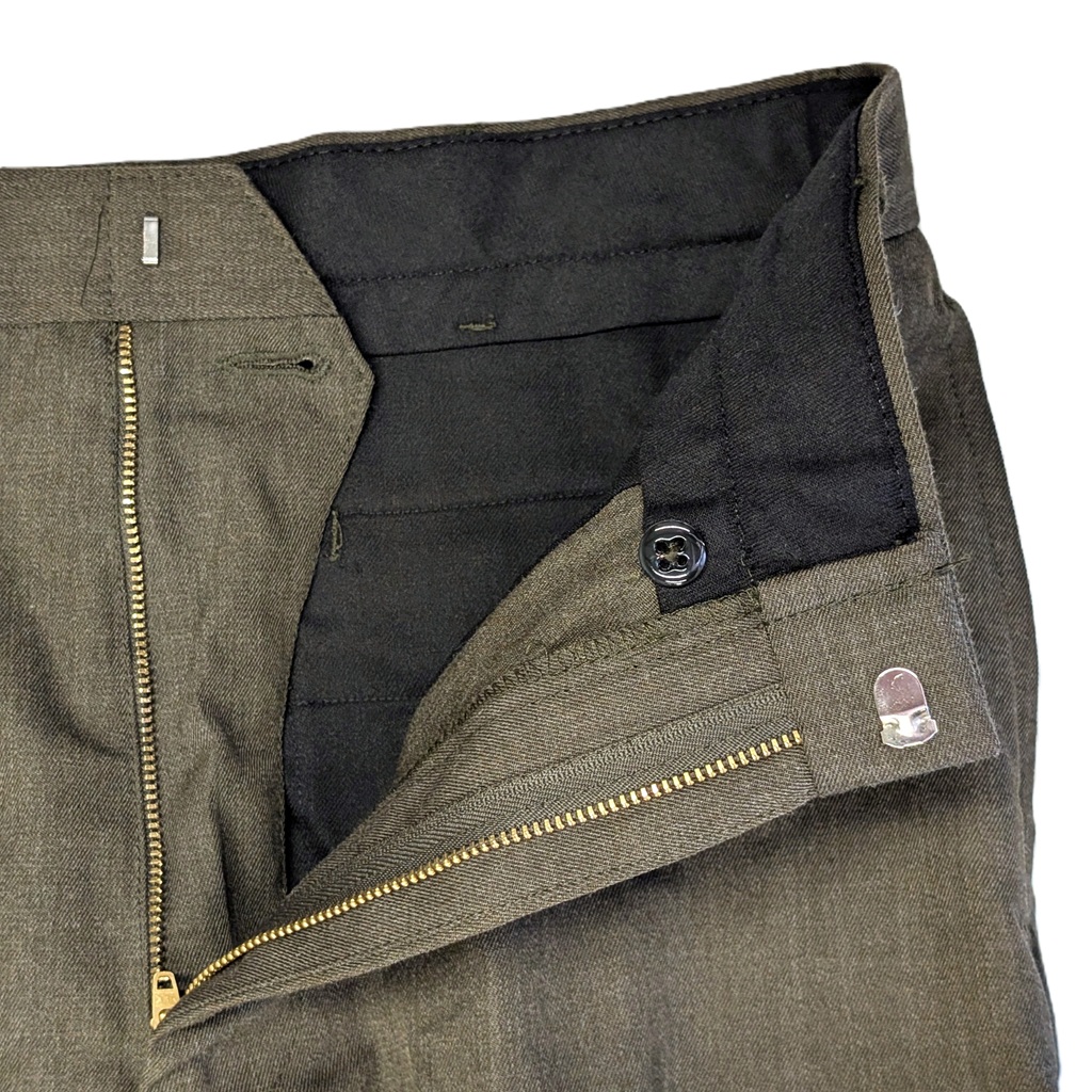 olive drab men's poly-wool US Marine Corps dress pants (trousers)