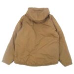 a US Marine Corps coyote brown extreme cold weather jacket, also known as the Happy Jacket