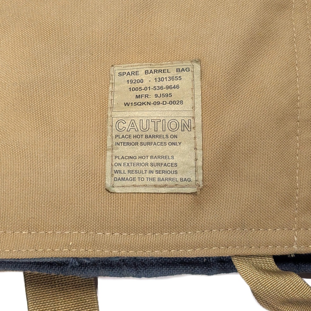 a coyote brown spare barrel bag