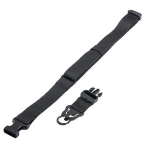 a black Blackhawk Storm Sling QD single point weapons sling