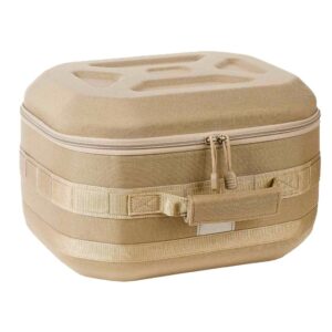 a coyote brown military hardshell electronics case