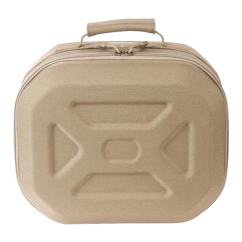 a coyote brown military hardshell electronics case