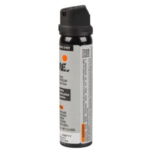 a can of Sabre OC + CS pepper spray