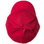 a scarlet red US Marine Corps 250th anniversary commemorative baseball hat