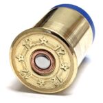a 12 gauge flash bang blank shell for trip alarm perimeter security for camping, outdoors, survival