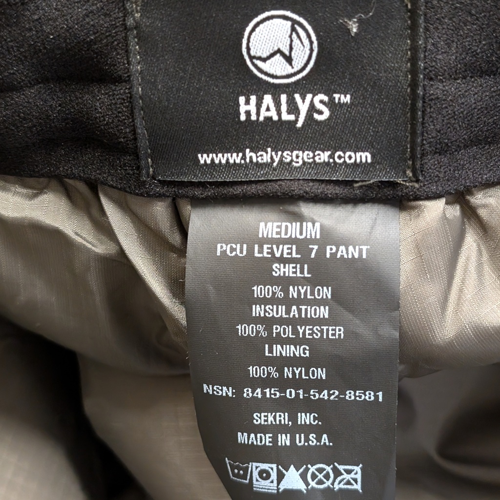 gray extreme cold weather military trousers