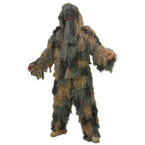 woodland camouflage ghillie suit