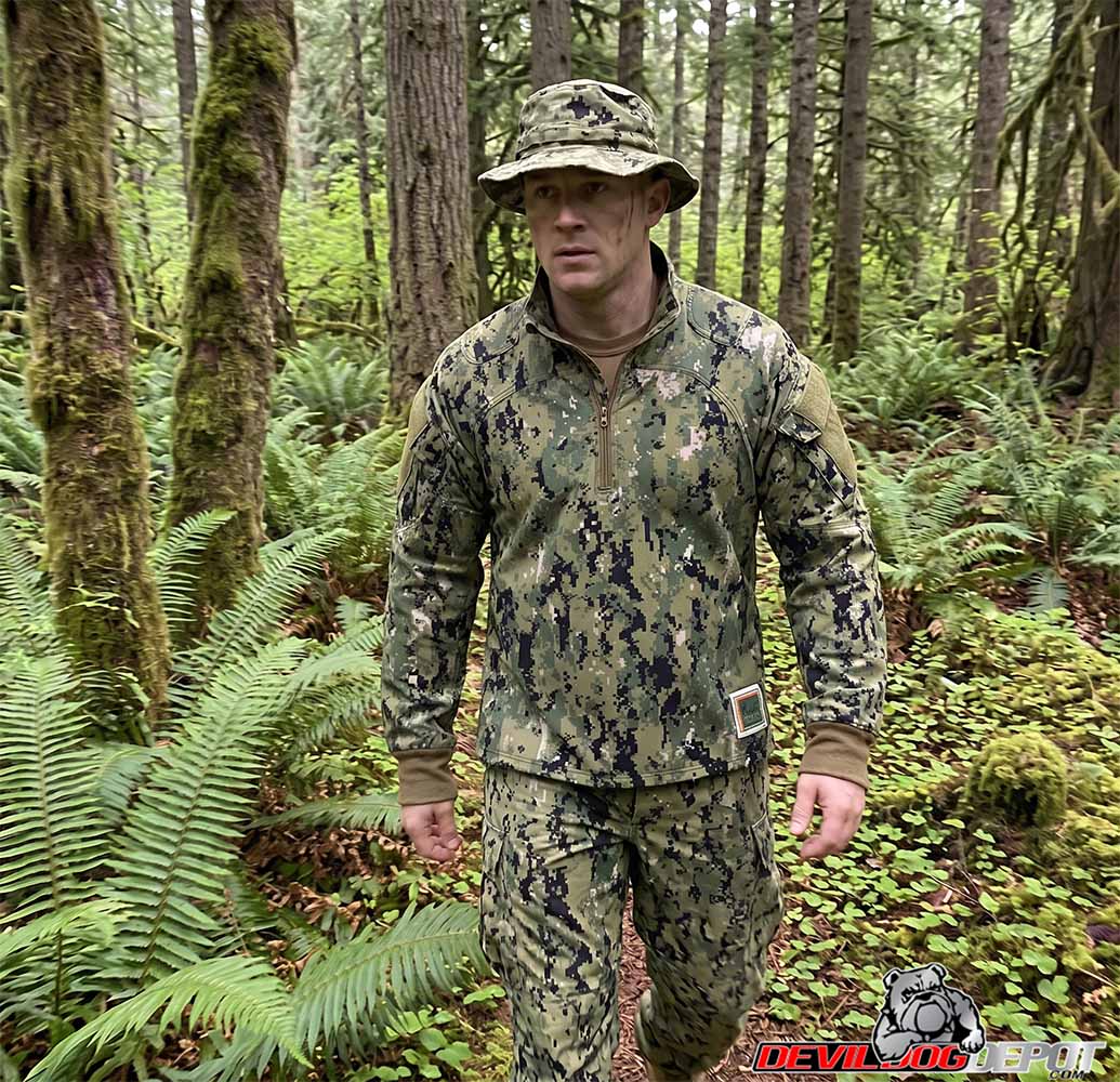 FROG Inclement Weather NWU Woodland Combat Shirt - Image 2