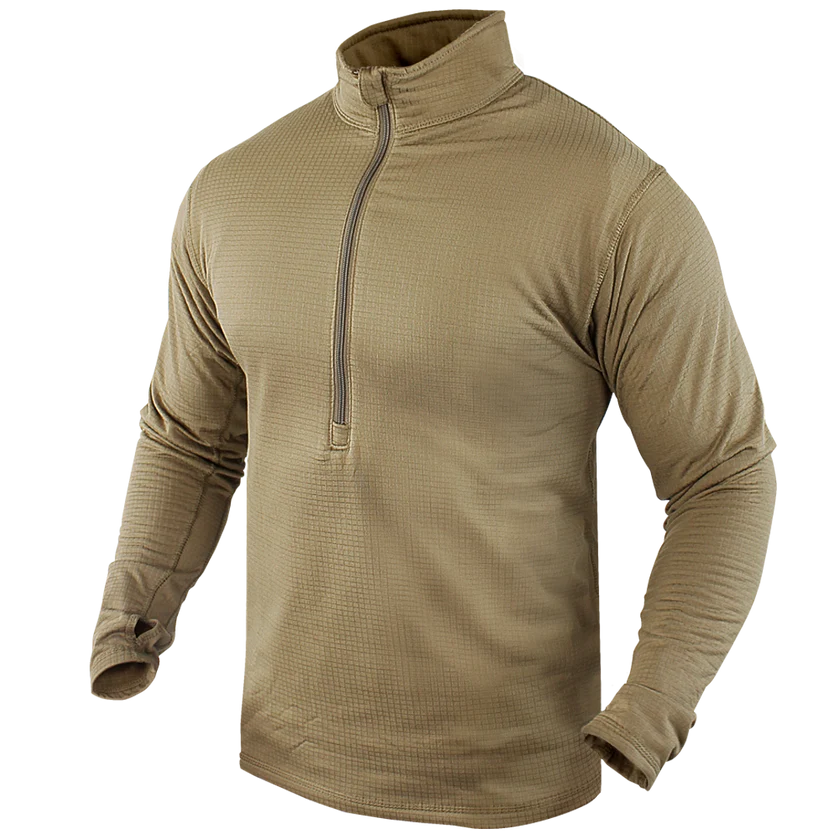 Condor Base II Waffle Grid Quarter Zip Pullover