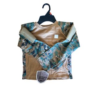 Kids USMC Woodland MARPAT Long Sleeve Combat Shirt